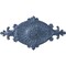 Ekena Millwork Quentin Ceiling Medallion, Hand-Painted Americana Crackle, 23 1/2"W x 12 1/4"H x 1 1/2"P CM23RO1AMC - alternate 1